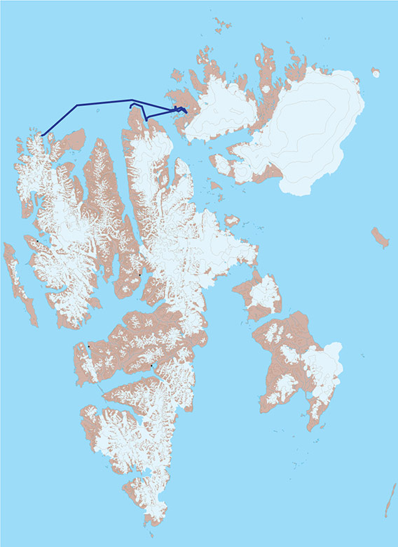 Map 2 - Nordaustland