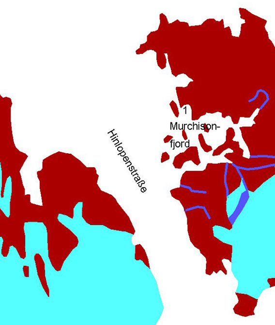 Map Murchisonfjord