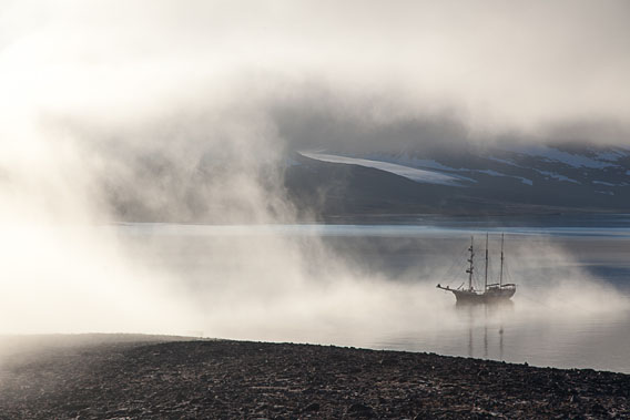 Spitzbergen unter Segeln, SV Antigua September 2018